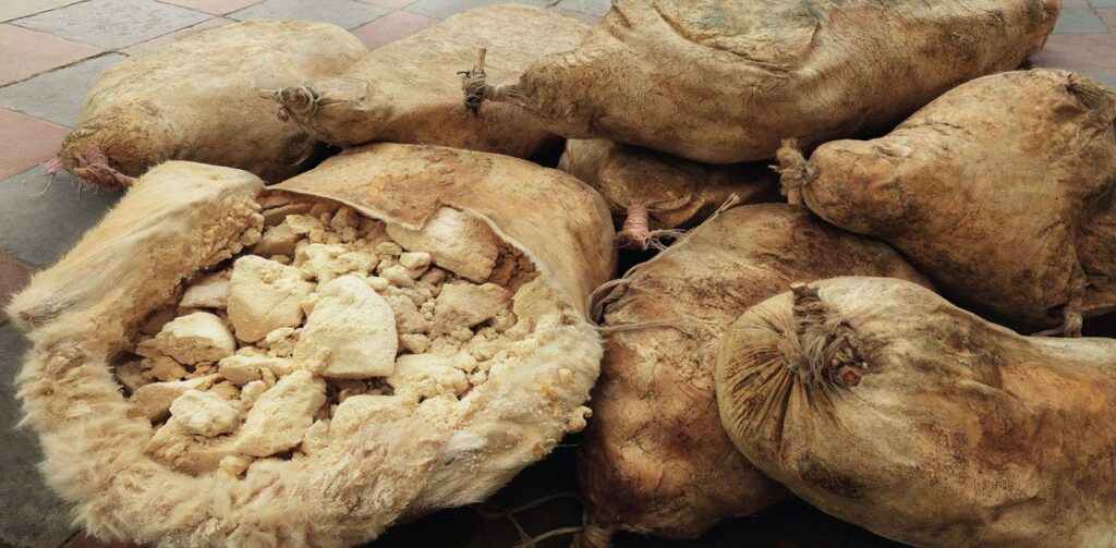 Sheep’s milk cheese aged in sheepskin